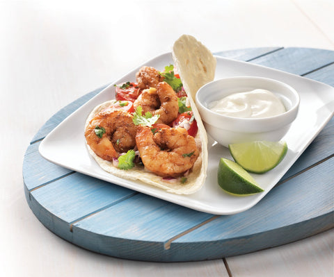 FPI IQF Raw Peeled Deveined Tail On White Shrimp, 2 Pound -- 5 per case.
