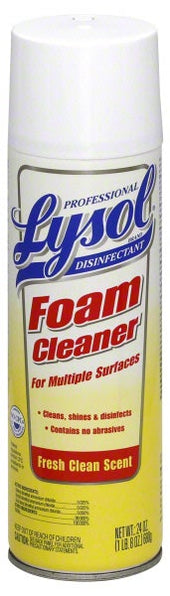 Lysol Disinfectant Foam Cleaner Aerosol Can, 24 Ounce -- 12 per case