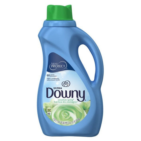 Ultra Downy Mountain Spring Liquid Fabric Conditioner, 51 Ounce -- 8 per case.