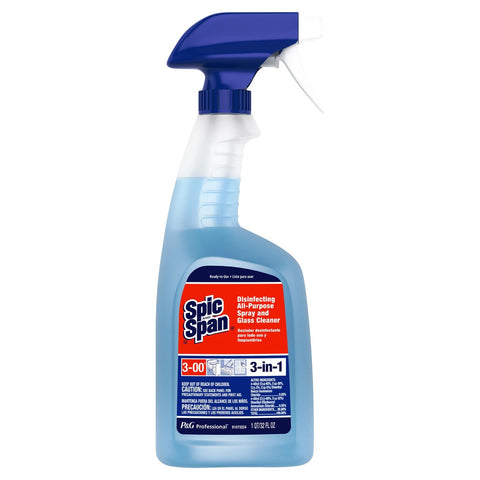 Spic and Span Disinfecting All-Purpose Cleaner, Fresh Scent, 32 oz Spray Bottle, 8/CT