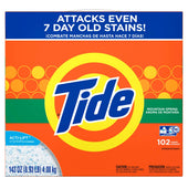 Tide Mountain Spring Regular Detergent Powder, 143 Ounce -- 2 per case.