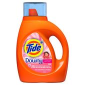 Tide Plus A Touch of Downy April Fresh Scent Liquid Laundry Detergent, 37 Fluid Ounce -- 6 per case.