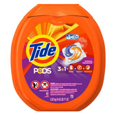 Tide Pods Spring Meadow Scent Detergent Liquid, 81 count per pack -- 4 per case.