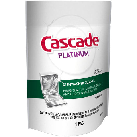 Cascade Dishwasher Cleaner, 1 Pouch Pac -- 8 per case