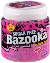 Bazooka Sugar Free Bubble Gum, 60 pieces per pack -- 24 per case.