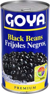 Goya Canned Black Beans, 47 Ounce -- 12 per case.