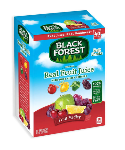 Black Forest 0.8 Ounce Medley Fruit Snack, 40 count per pack -- 6 per case.