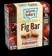 Natures Bakery Gluten Free Pomegranate Fig Bar -- 36 per case.