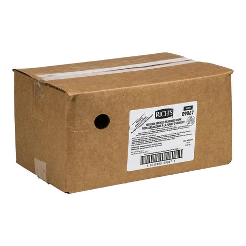 Rich Smokehouse Bar B Q Double-Rub Pork Bar-B-Q, 5 Pound -- 2 per case.