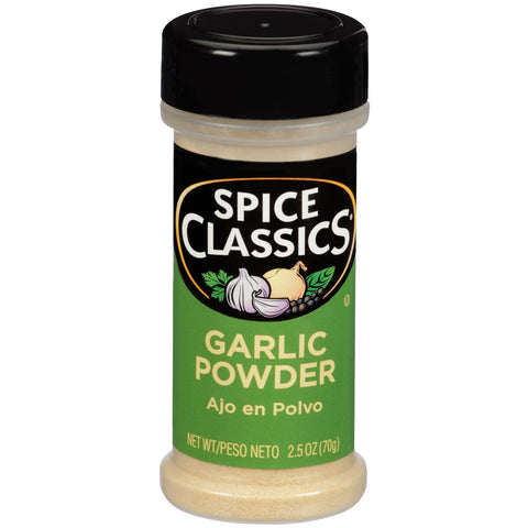 Spice Classics Garlic Powder, 2.5 Ounce -- 12 per case.
