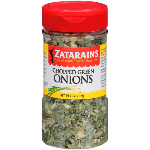 Zatarains Chopped Green Onions, 0.75 Ounce -- 12 per case.