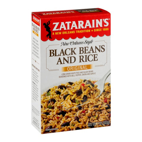 Zatarains Black Beans and Rice Mix, 7 Ounce -- 12 per case