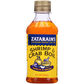 Zatarains Garlic and Onion Liquid Shrimp and Crab Boil, 8 Ounce -- 12 per case.