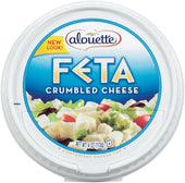 Alouette Crumbled Feta Cheese, 4 Ounce Cup -- 12 per case.