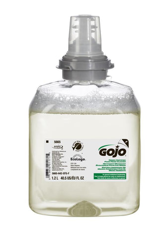 Gojo TFX Green Certified Foam Hand Cleaner Soap, 1200 Milliliter Refill -- 2 per case.