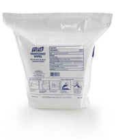 PURELL Hand Sanitizing Wipes, 6 inch x 8 inch, White, 1200/Refill Pouch, 2 Refills/Carton