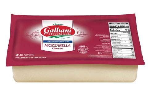 Galbani Professionale Part Skim Mozzarella Cheese, 5 Pound -- 8 per case