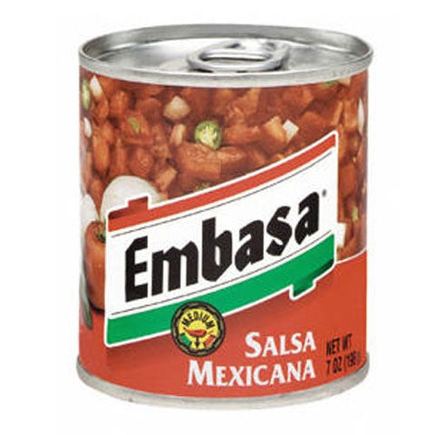 Embasa Mexican Medium Salsa Can, 7 Ounce -- 12 Case