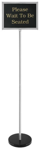 Mr Bar B Q Chef Master Classic Chrome Finish Teller Sign -- 2 per case.