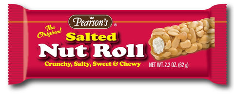 Pearsons Salted Nut Roll Value Bar, 2.2 Ounce -- 192 per case.