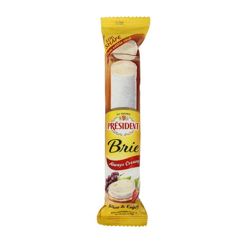 President Brie Log, 6 Ounce -- 6 per case