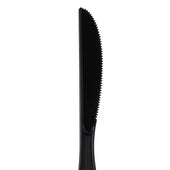Dixie Plastic Cutlery, Heavy Mediumweight Knives, Black, 1000/Carton