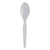 Dixie Individually Wrapped Polystyrene Cutlery, Teaspoons, White, 1000/Carton