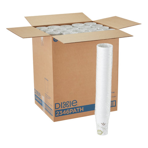 Dixie Pathways Paper Hot Cups, 16oz, 1000/Carton