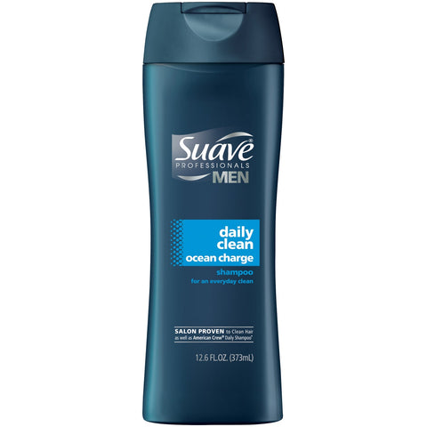 Suave Mens Daily Clean Ocean Charge Shampoo, 14.5 Ounce -- 6 per case.