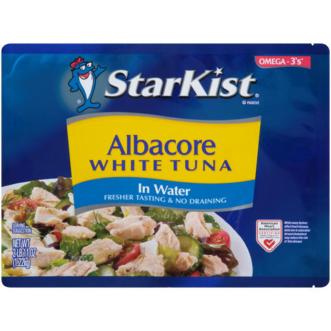 Heinz Starkist Albacore Chunk Light Tuna, 43 Ounce -- 6 per case.