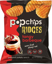 Popchips Tangy BBQ Popped Potato Chips, 0.8 Ounce -- 24 per case.