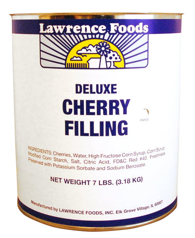 Lawrence Foods Whole Deluxe Cherry Filling, 7 Pound -- 6 per case