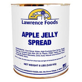 Lawrence Foods Apple Jelly Spread, 10 Pound -- 6 per case.