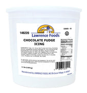 Lawrence Foods Chocolate Fudge Icing, 11 Pound -- 2 per case