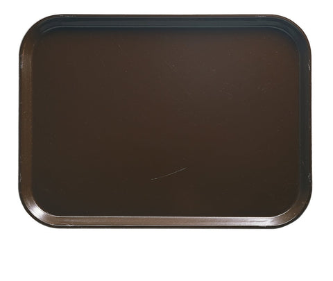Cambro Rectangular Camtray, Brazil Brown, 14 x 18 inch -- 12 per case.