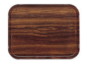 Cambro Rectangular Camtray, Burma Teak, 14 x 18 inch -- 12 per case.