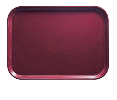 Cambro Rectangular Camtray, Burgundy Wine, 14 x 18 inch -- 12 per case.