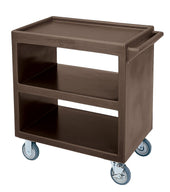 Cambro Open Service Cart, Dark Brown, 33 1/4 x 20 x 34 5/8 inch.