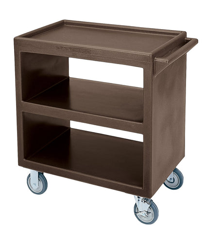 Cambro Open Service Cart, Dark Brown, 33 1/4 x 20 x 34 5/8 inch.