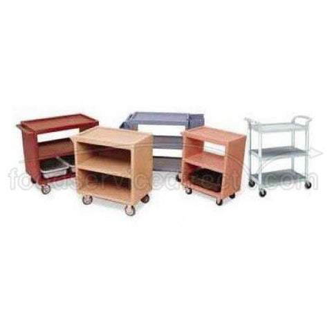 Cambro Open Service Cart, Slate Blue, 33 1/4 x 20 x 34 5/8 inch.