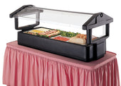 Cambro Table Top Model Food Bar, Black, 63 1/2 x 33 1/4 x 27 inch.