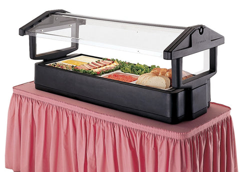 Cambro Table Top Model Food Bar, Black, 63 1/2 x 33 1/4 x 27 inch.