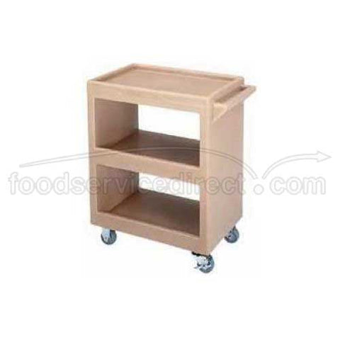Cambro Open Side Standard Service Cart, Black, 28 x 16 x 32 1/4 inch.