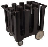 Cambro Dish Caddy, Black, 7 inch.