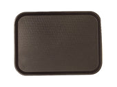 Cambro Fast Food Tray, Black, 11 7/8 X 16 1/8 inch -- 24 per case.