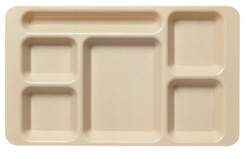 Cambro Polycarbonate Compartment Tray, Beige, 9 x 15 inch -- 24 per case
