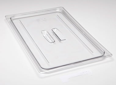 Camwear Full Size Food Pan Cover with Handle, Clear -- 6 per case