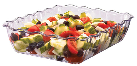 Cambro Deli Crock, Clear, 5.5 x 5.5 Quart -- 6 per case.