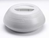 Cambro Shoreline Collection Insulated Dome, Speckled Gray, 2 7/8 x 10 inch -- 12 per case.