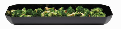 ShowFest Octagonals Display Tray, Black, 4 Quart -- 6 per case.